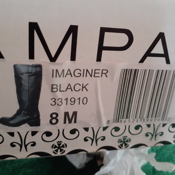 Womens New Black Rasmpage Tall Boots - Picture 3 of 3